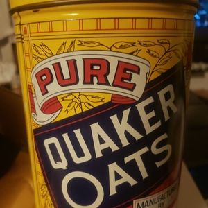 RARE PURE QUAKER OATS CAN